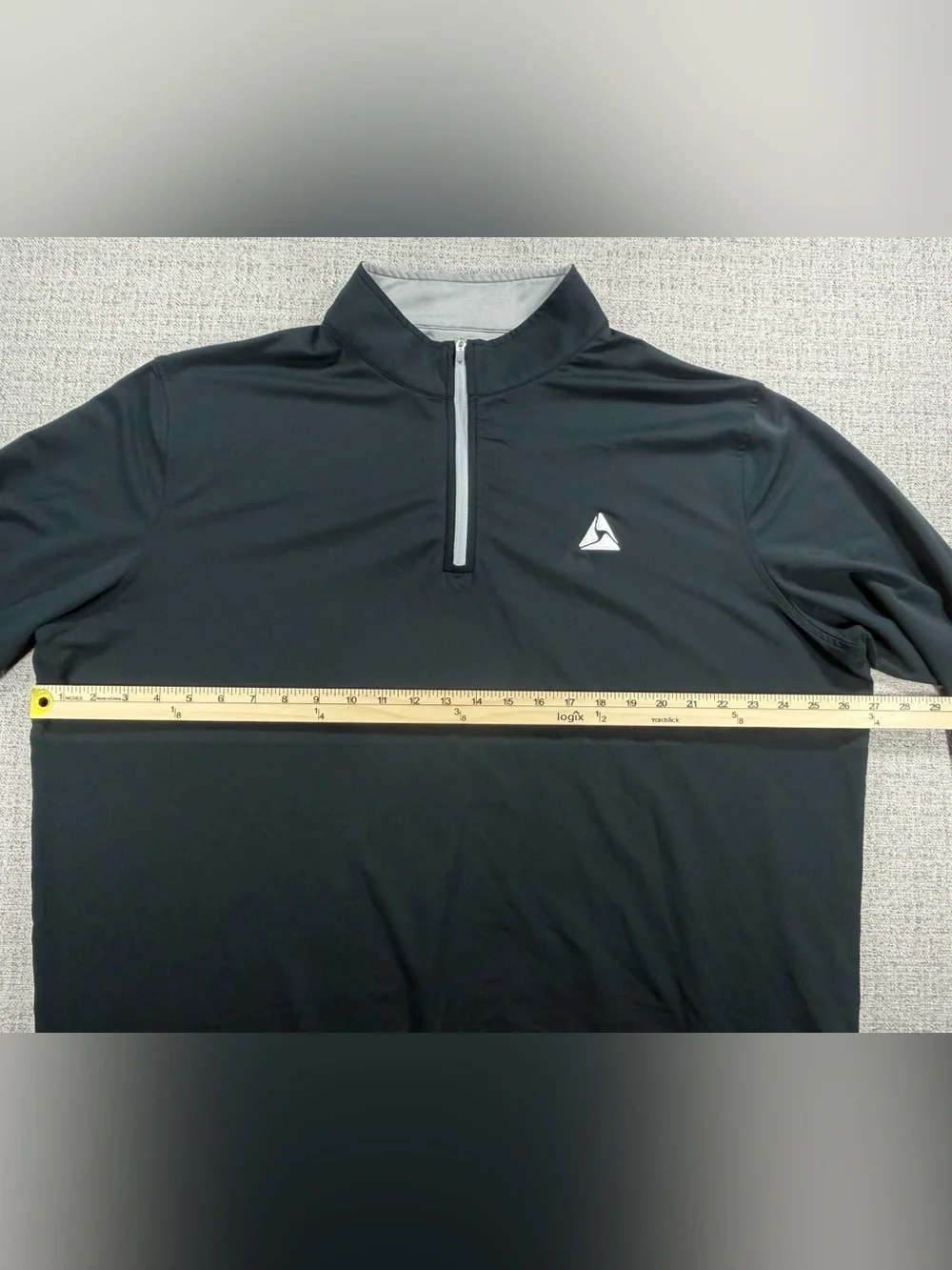 Peter Millar Mens Black Perth Performance Quarter Zip Pullover XXL ME0EK40